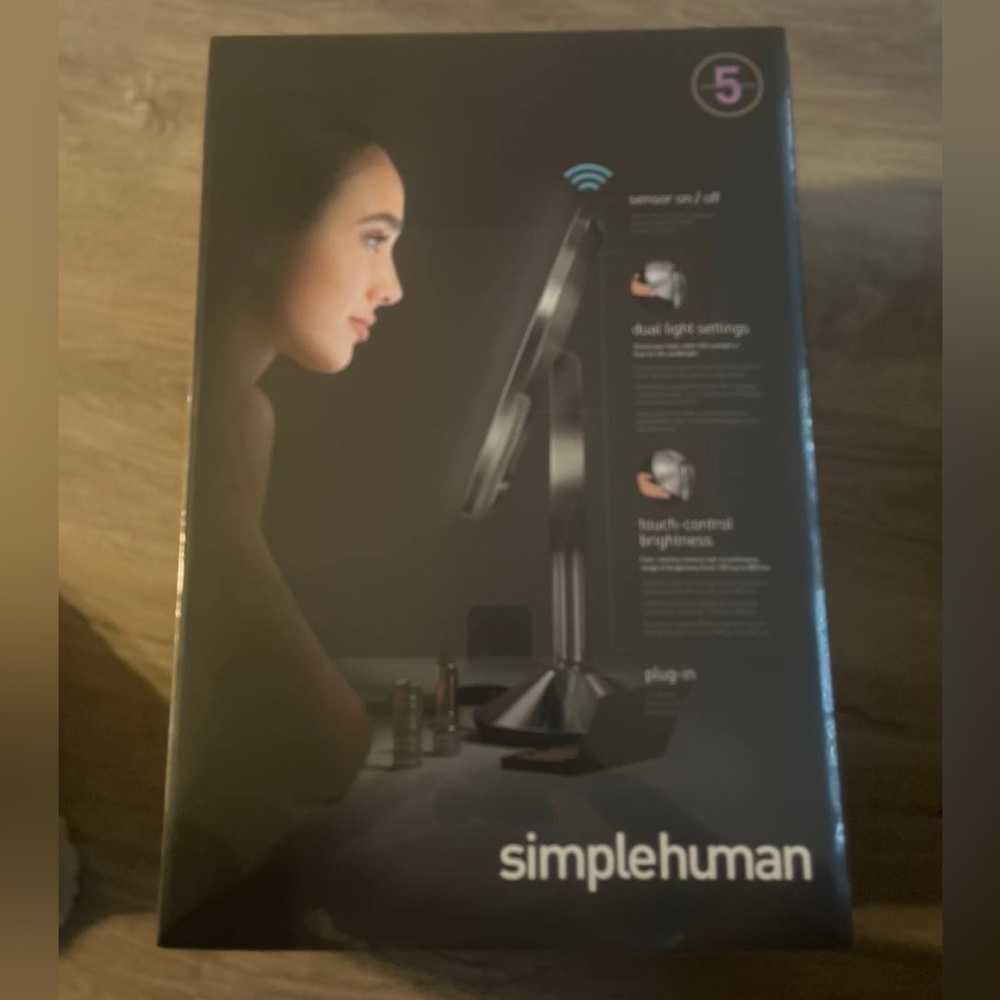 Simple Human 1x, 5x, 10x Sensor Mirror Max Trio 10” Brushed Finish